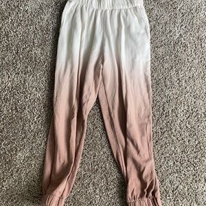 Faded sweatpants